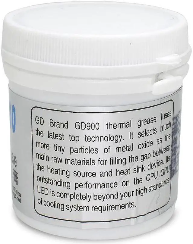 Alt view image 3 of 6 - 150g GD900 Thermal Grease Fan Cooling CPU GPU Cooler Processor Thermal Paste Pad Compound Silicone Plaster Heat sink