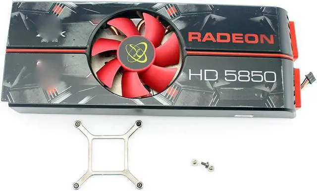 Alt view image 2 of 5 - For XFX For AMD HD5850 53*53MM HD 5850 Graphics card Graphics card heat sink cooling fan Display card radiator