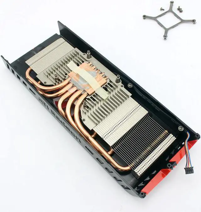 Alt view image 3 of 5 - For XFX For AMD HD5850 53*53MM HD 5850 Graphics card Graphics card heat sink cooling fan Display card radiator