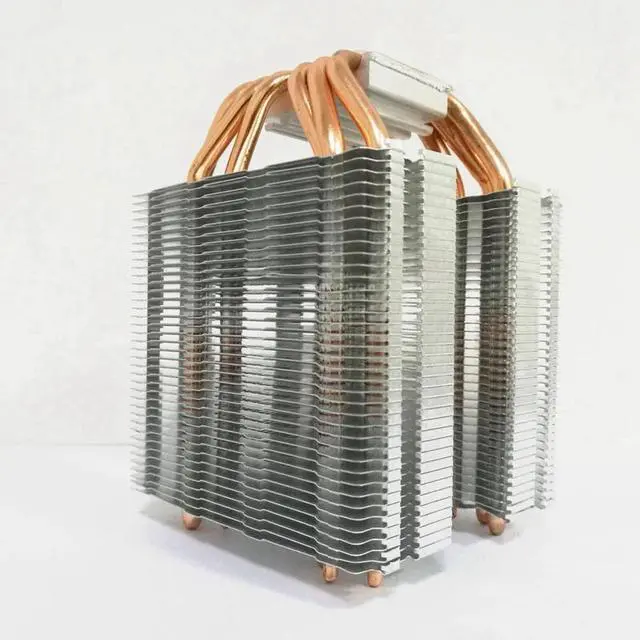 Alt view image 4 of 4 - 6 Heat Pipe Am4 Cpu Cooler No Fan Cpu Heatsink Fanless Cooling Radiator For Intel 775/1150/1155/1156/1366 For Amd All dual tower