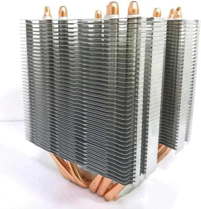 Alt view image 3 of 4 - 6 Heat Pipe Am4 Cpu Cooler No Fan Cpu Heatsink Fanless Cooling Radiator For Intel 775/1150/1155/1156/1366 For Amd All dual tower