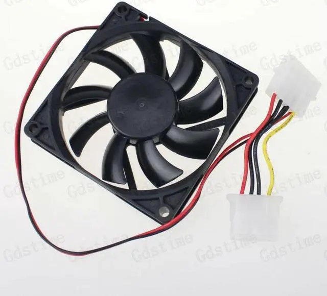 Alt view image 2 of 3 - 5Pcs 4pin 12V 80mm x 80mm x 15mm DC Brushless Cooler Fan For PC Computer Case Cooling