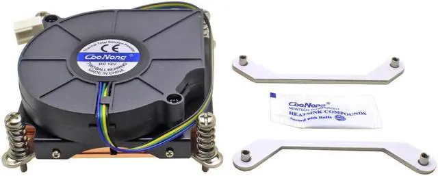 Alt view image 5 of 6 - (Special Offer) Server CPU Cooler Cooling Fan Copper Heatsink For Intel LGA 1155 1156 1150 1151 Industrial Computer Cooling
