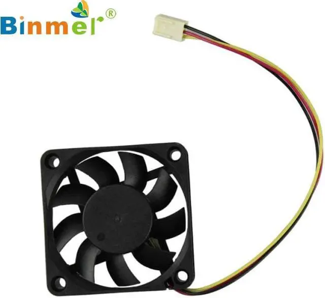 Alt view image 4 of 4 - Binmer CPU Cooling Fan 60mm PC 12v 3 Pin Computer Case Cooler Quiet Molex Connector Easy Installed Top Quality Drop Shopping