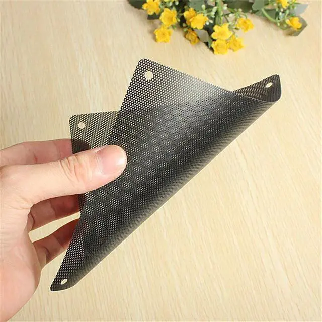 Alt view image 4 of 6 - Arrival 14cmx14cm Computer Cooling Fan Filter PVC 140mm PC Fan Case Dust Filter Strainer Dustproof Mesh Cuttable