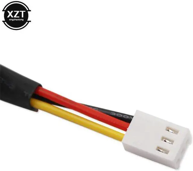 Alt view image 3 of 6 - 10PCS 3pin Computer Fan Down Slow Speed fan controller Cable 10cm Deceleration Line for PC CPU Cooling Fan Cpu cooler Connector