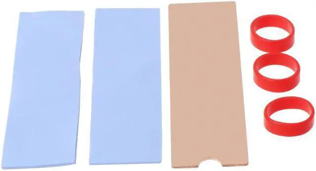 Alt view image 5 of 6 - Cooling Copper Sheet M.2 Heatsink NVME Heat Sink NGFF M.2 2280 Thermal Conductivity Silicone Wafer Cooling Fan Cooler