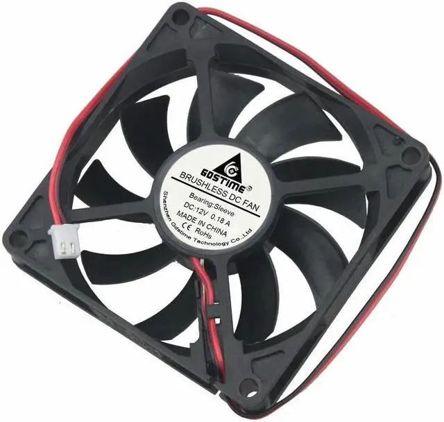 Alt view image 3 of 6 - 1 Pcs 24V 80mm*80mm*15mm 8cm Machine Equitment PC Case Motor DC Cooling Fan 80mm x 15mm 8015 2Pin