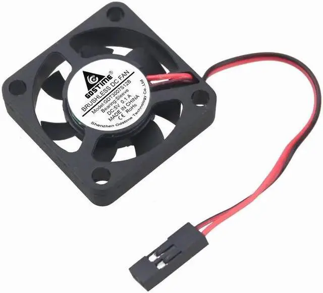 Alt view image 6 of 6 - 1 Piece 3cm 30mm x 7mm DC Brushless Cooling Fan 5V Dupont 2Pin Mini Radiator Cooler 3007 For Raspberry Pi 30x30x7mm