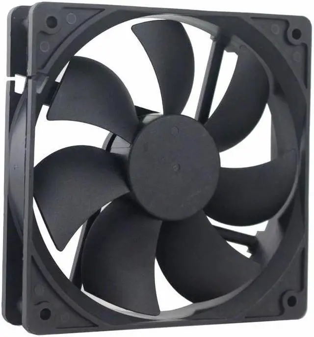 Alt view image 2 of 6 - 1 Pcs 12V 12025S 12cm Brushless DC Cooling Fan 120x120x25mm 120mm 2Pin Connector Computer Case PC Cooler