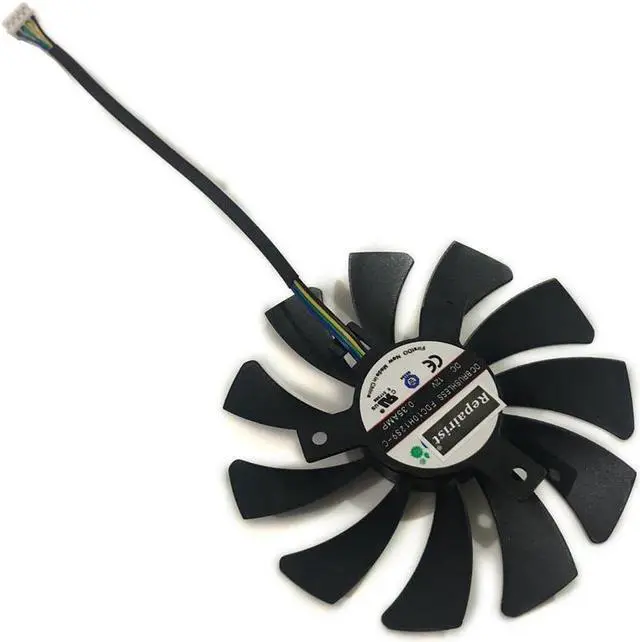 Alt view image 5 of 5 - R9nano GPU Cooling Fan VGA Card Cooler For sappire zotac his Radeon R9 Nano Graphics Card Cooling System As Replacement
