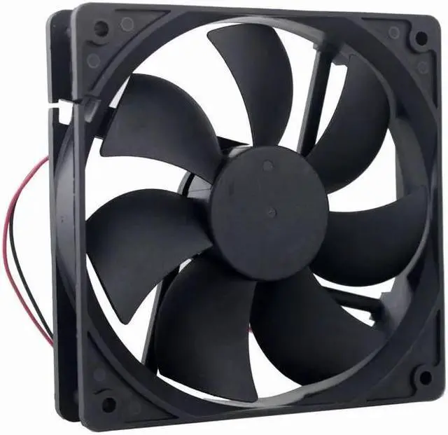 Alt view image 2 of 6 - 1 Pcs DC 5V 120x120x25mm 120mm 0.5A High Speed PC Brushless Cooling Fan 12025S 12cm 2Pin CPU Case Cooler