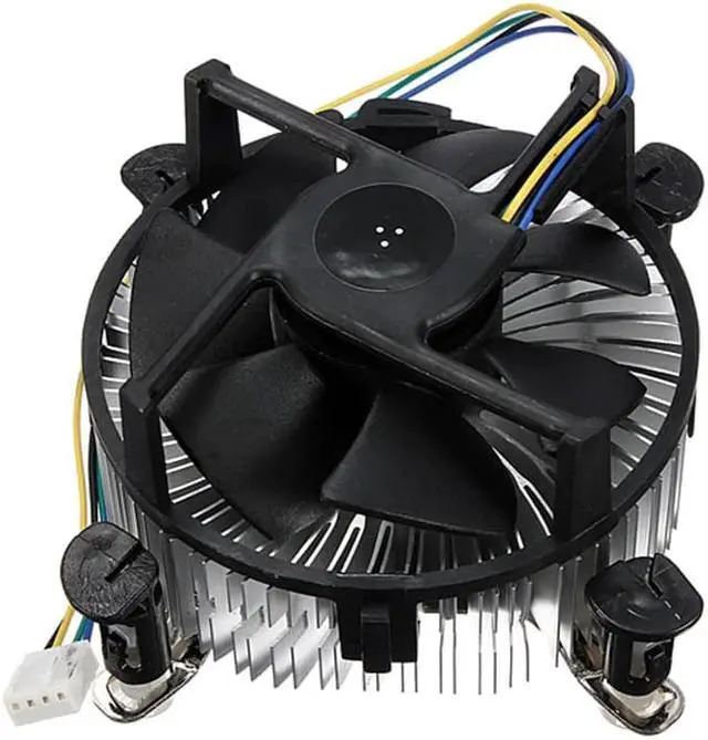Alt view image 4 of 6 - LEORY PC CPU Cooler Cooling Fan Heatsink For Intel Core 2 LGA Socket 775 to 3.8G E97375 001 4Pin 12V