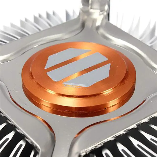 Alt view image 5 of 6 - LEORY PC CPU Cooler Cooling Fan Heatsink For Intel Core 2 LGA Socket 775 to 3.8G E97375 001 4Pin 12V