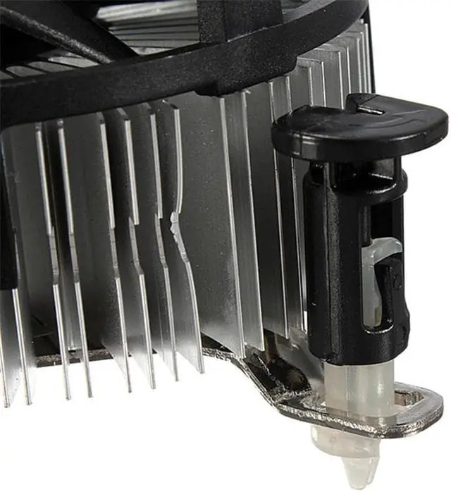 Alt view image 6 of 6 - LEORY PC CPU Cooler Cooling Fan Heatsink For Intel Core 2 LGA Socket 775 to 3.8G E97375 001 4Pin 12V