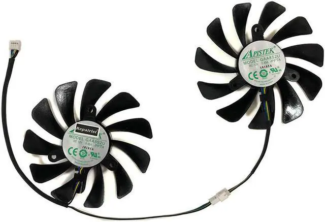 Alt view image 5 of 5 - GeForce GTX 1080 Ti AMP Edition GPU VGA Cooler Cooling Fan For ZOTAC ZT P10810D 10P gtx1080ti Video Cards As Replacement