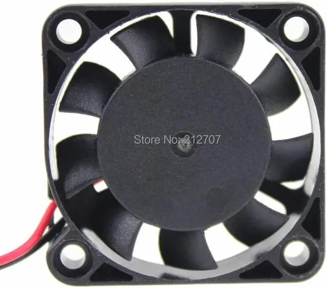 Alt view image 4 of 6 - 5PCS DC 12V 2Pin 4010 4cm 40 x 10mm 40mm Mini Cooling Cooler Ventilation Fan 9 Blades