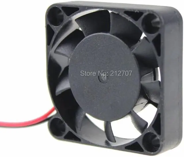 Alt view image 6 of 6 - 5PCS DC 12V 2Pin 4010 4cm 40 x 10mm 40mm Mini Cooling Cooler Ventilation Fan 9 Blades