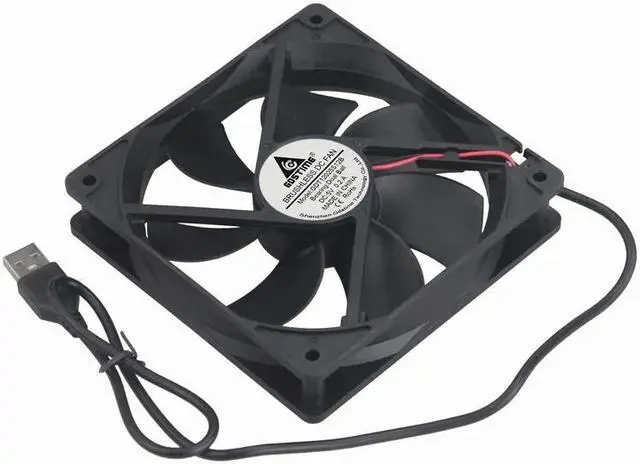 Alt view image 4 of 6 - 1 Piece USB Cooler DC 5V 120*120*25mm Ball Bearing Brushless 12cm PC Case Cooling Fan 120mm x 25mm 12025 1500RPM