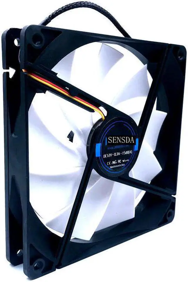 Main image of slient quiet low noise 140mm cooling fan 140*140*25mm DC12V 0.30A(rated 0.18A) 880RPM 15DBA axial computer pc case cooler
