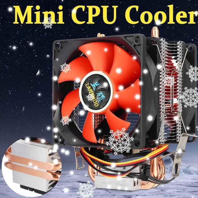 Copper Heatpipes CPU Cooler Computer PC CPU Cooler Fan Cooling - Main Image