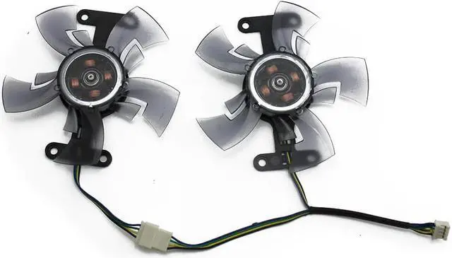 Alt view image 4 of 5 - 2pcs/lot GA91O2H computer Graphics card fan VGA Cooler Fans For dataland R9 270 2G R9 370 4G Video Card cooling