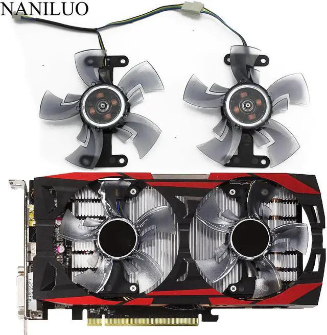 Main image of 2pcs/lot GA91O2H computer Graphics card fan VGA Cooler Fans For dataland R9 270 2G R9 370 4G Video Card cooling