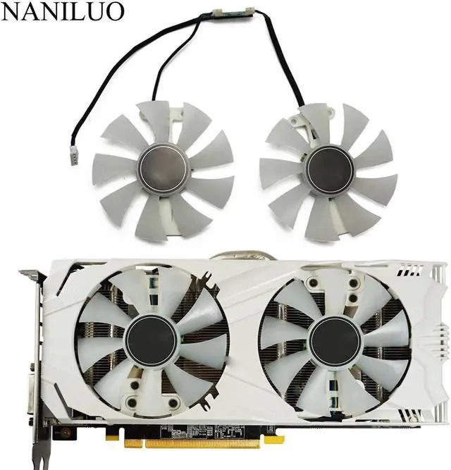 Main image of GeForce GTX 960 950 1060 GPU Cooler Cooling Fan GA91S2H For KFA2 GALAX GTX960 GTX950 GTX1060 EXOC White 6GB Cards Cooling