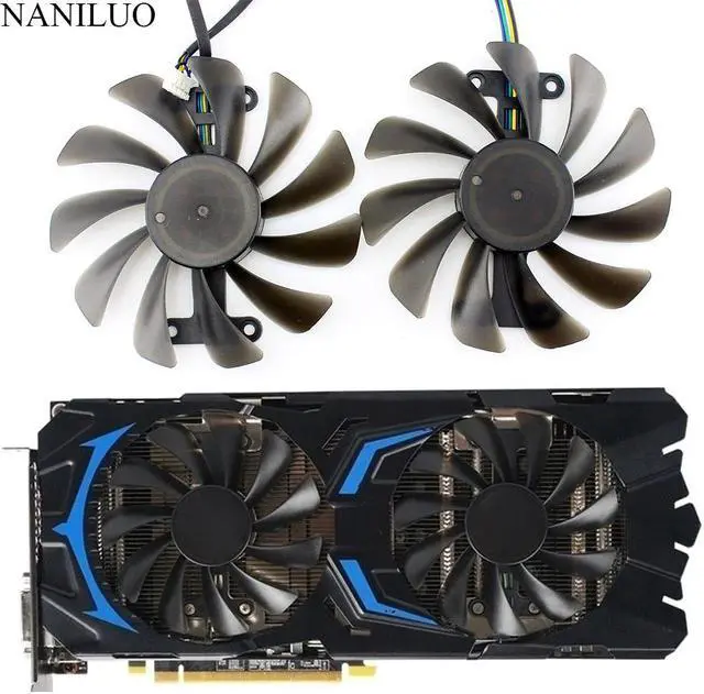 Main image of 2pcs/set 95MM GTX 1070/1070Ti GPU VGA Cooler Fan For GALAX GeForce GTX1070 GTX 1070 Ti AMP Core Video Cards Cooling
