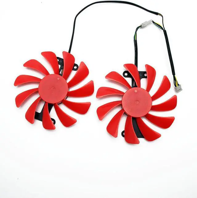 Alt view image 2 of 5 - 2PCS/lot For Gainward GeForce GTX 1070/1070ti herd edition GPU Cooler Palit GTX 1080 GTX1070 OC Video Alternative Cooling Fan