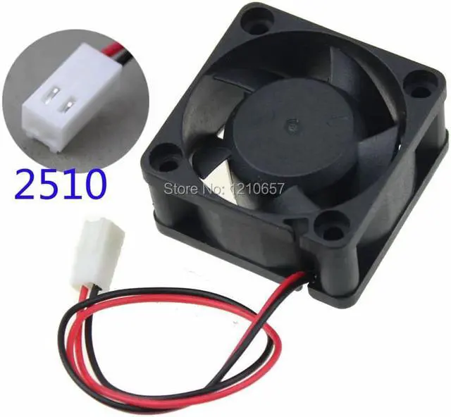 Alt view image 2 of 4 - 10 Pieces LOT 40mm 40 x 40 x 20mm 4020s DC 12V 2Pin 2510 Connector Duct Ventilation Cooling Fan
