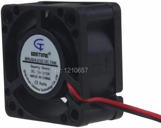 Alt view image 4 of 4 - 10 Pieces LOT 40mm 40 x 40 x 20mm 4020s DC 12V 2Pin 2510 Connector Duct Ventilation Cooling Fan