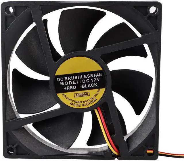Alt view image 2 of 6 - 12V 3 Pin 9cm 90mm Computer Fan Portable USB Cooler Small PC CPU Cooling Computer Components Cooling Accessories Low Noise
