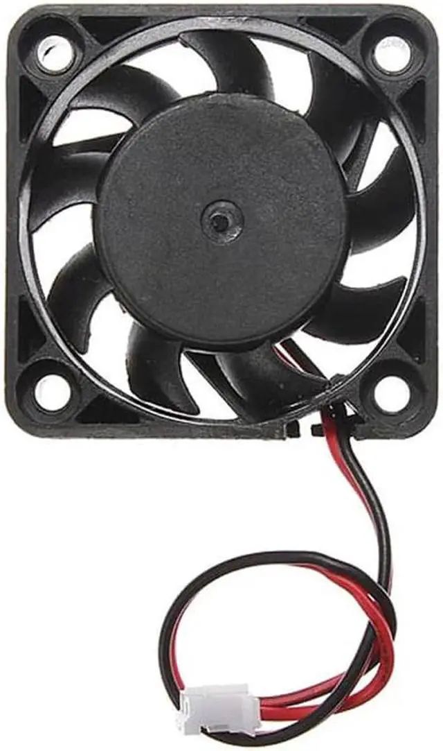 Alt view image 2 of 6 - 2Pcs 12V Mini Computer Cooler Fan Small 40mm x 10mm DC Brushless 2 pin Cooling Fan