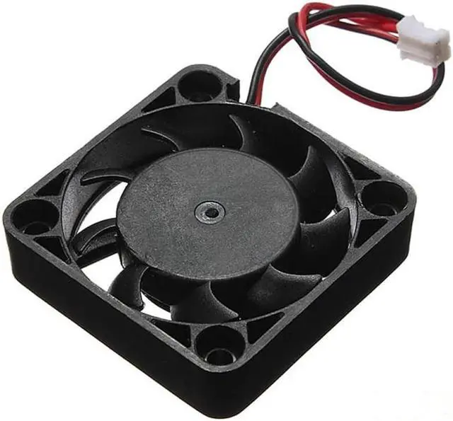 Alt view image 5 of 6 - 2Pcs 12V Mini Computer Cooler Fan Small 40mm x 10mm DC Brushless 2 pin Cooling Fan