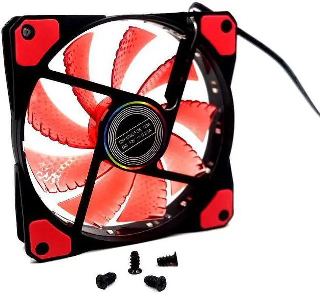 Alt view image 3 of 3 - 4pcs 120mm cooling fan screw 5mm*10mm black for 120mm led RGB cooling fan computer case screw
