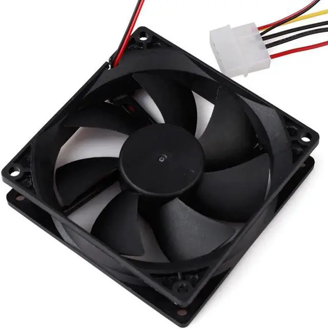 Alt view image 4 of 6 - 12V 4 Pin 90mm Silent Computer Brushless Cooler Case PC CPU Cooling Fans Black Cooler Compute Quiet Fan High Qualtiy