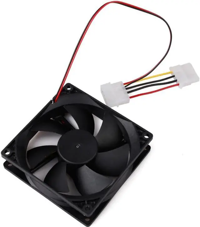 Alt view image 5 of 6 - 12V 4 Pin 90mm Silent Computer Brushless Cooler Case PC CPU Cooling Fans Black Cooler Compute Quiet Fan High Qualtiy