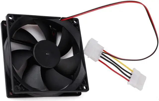 Alt view image 6 of 6 - 12V 4 Pin 90mm Silent Computer Brushless Cooler Case PC CPU Cooling Fans Black Cooler Compute Quiet Fan High Qualtiy