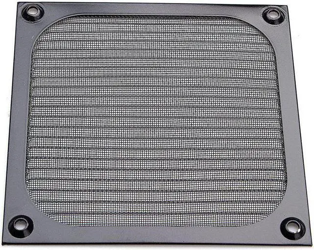 Alt view image 4 of 6 - Aluminum 120mm Computer Fan Cooling Dustproof Dust Filter Shield Case Aluminum Grill Guard