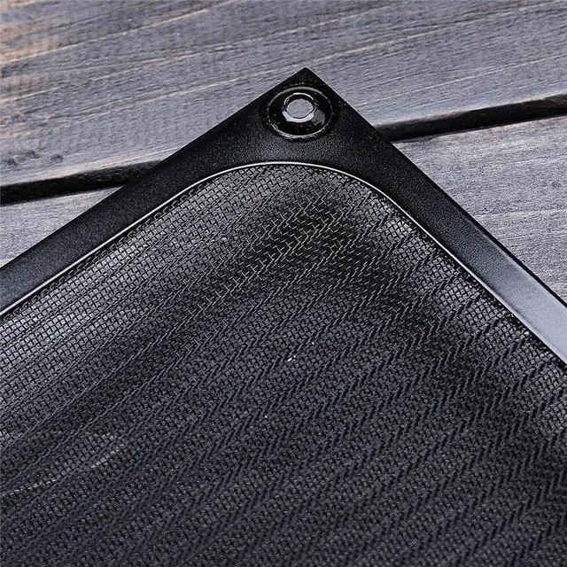 Alt view image 6 of 6 - Aluminum 120mm Computer Fan Cooling Dustproof Dust Filter Shield Case Aluminum Grill Guard