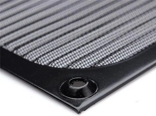 Alt view image 5 of 6 - Aluminum 120mm Computer Fan Cooling Dustproof Dust Filter Shield Case Aluminum Grill Guard