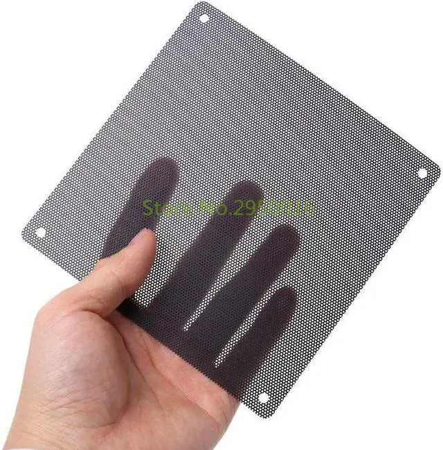Main image of 5Pcs 140mm Cuttable Black PVC PC Fan Dust Filter Computer Case Cooler Dustproof Mesh Cover PC Cooling Accessories C26