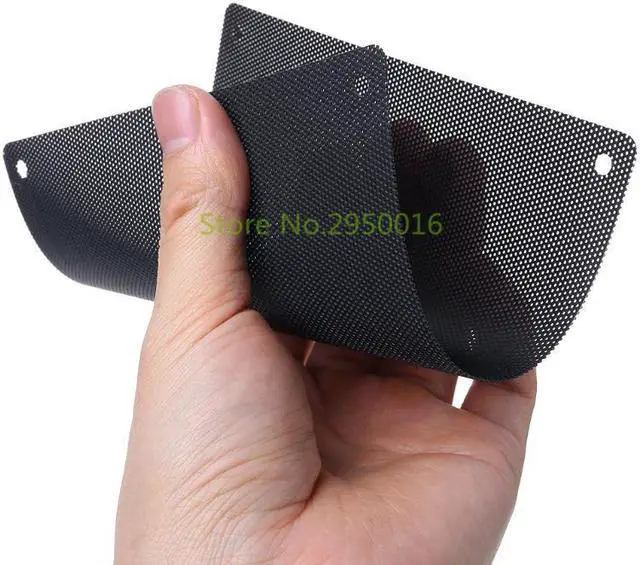 Alt view image 5 of 6 - 5Pcs 140mm Cuttable Black PVC PC Fan Dust Filter Computer Case Cooler Dustproof Mesh Cover PC Cooling Accessories C26