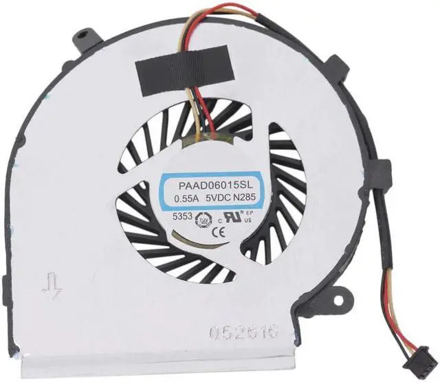 Main image of PPYY NEW Cpu Cooling Fan For Msi Ge62 Gl62 Ge72 Gl72 Gp62 Gp72 Pe60 Pe70 Series 3Pin 0.55A 5Vdc