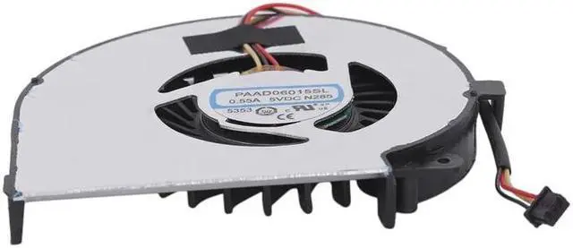 Alt view image 5 of 6 - PPYY NEW Cpu Cooling Fan For Msi Ge62 Gl62 Ge72 Gl72 Gp62 Gp72 Pe60 Pe70 Series 3Pin 0.55A 5Vdc