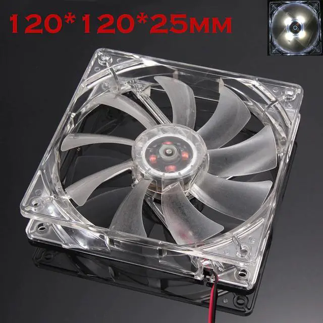 Main image of PC Computer Fan Quiet 12cm/120mm/120x120x25mm 12V Computer/PC/CPU Silent Cooling Case Fan Easy Installed Fan