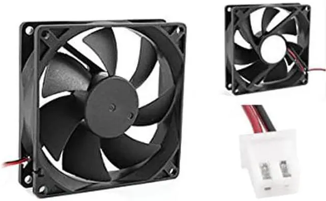 Alt view image 2 of 2 - 92mm x 25mm DC 12V 2Pin 65.01CFM Computer Case CPU Cooler Cooling Fan