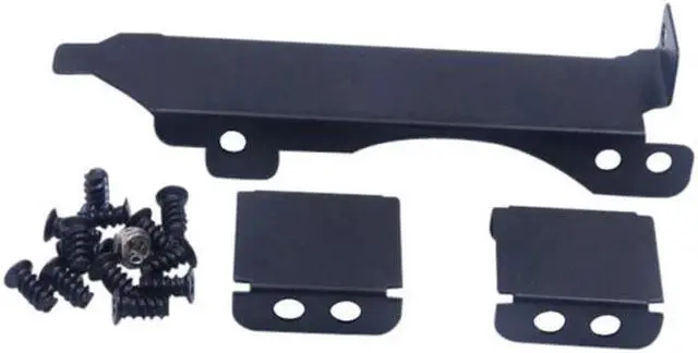 Alt view image 4 of 5 - 1 set Black Dual Fan Metal Rack PCI Slot Cover Bracket for 80 90mm J7J2 Video Card Cooling fan