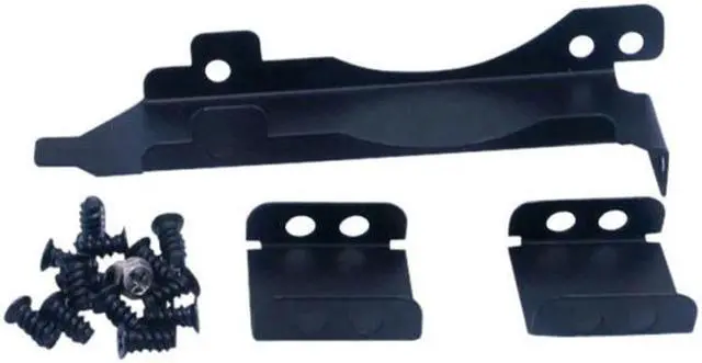 Alt view image 2 of 5 - 1 set Black Dual Fan Metal Rack PCI Slot Cover Bracket for 80 90mm J7J2 Video Card Cooling fan